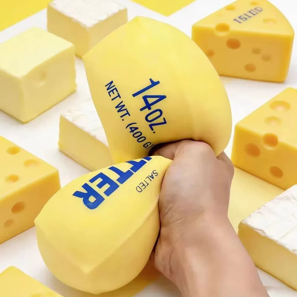 Squishy Cheese Fidget Toy
