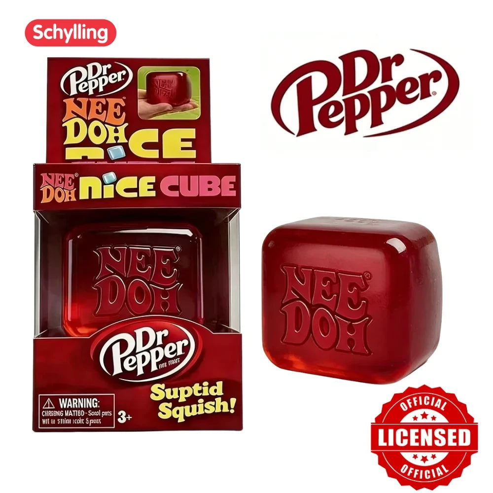 Dr Pepper NeeDoh Squishy Fidget Cube