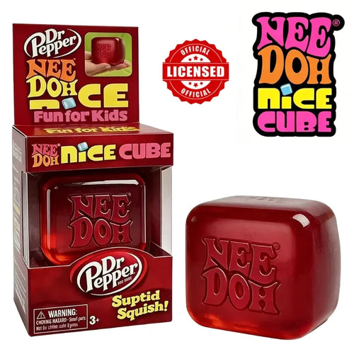 Dr Pepper NeeDoh Squishy Fidget Cube