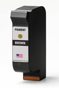 U.S. Remanufactured TIJ Pigment Brown Thermal Inkjet Cartridge