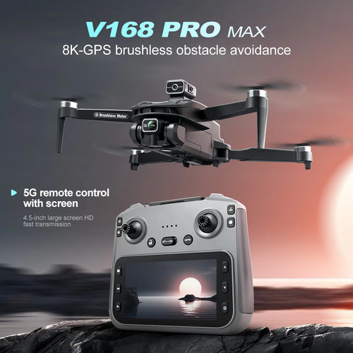 2025 V168 MAX Professinal Drone 8k Camera GPS Automatic Return 5G Wifi