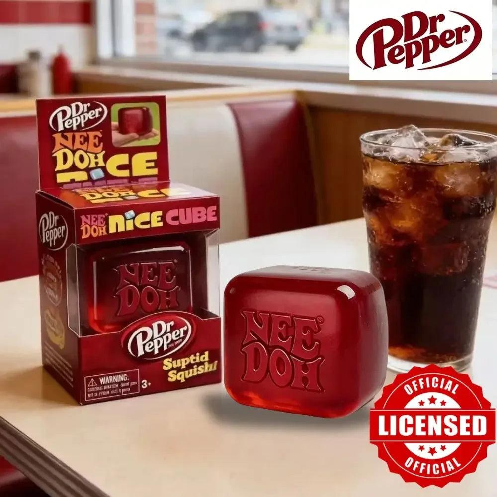 Dr Pepper NeeDoh Squishy Fidget Cube | Stress Relief Toy