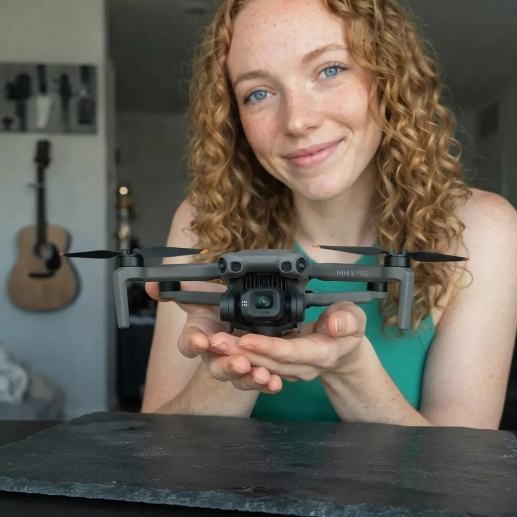 Mini Camera Drone with Obstacle Sensing